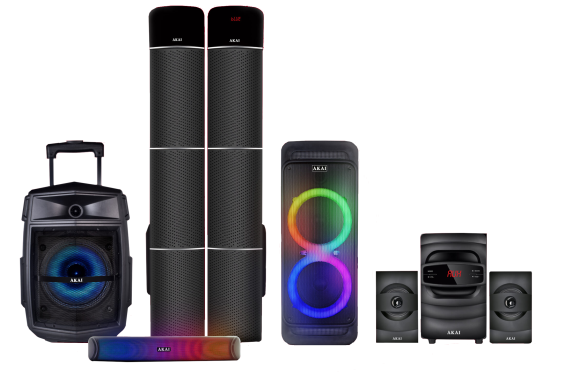 Audio systémy AKAI