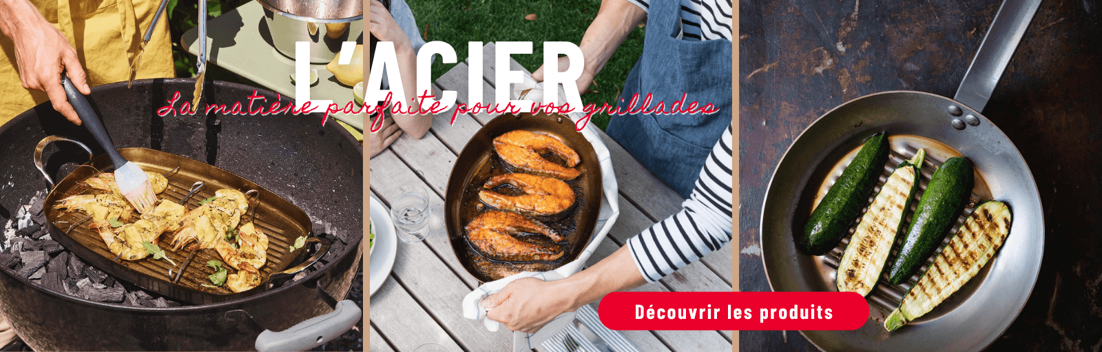Ocelové pánve de Buyer: dokonalý materiál na grilování