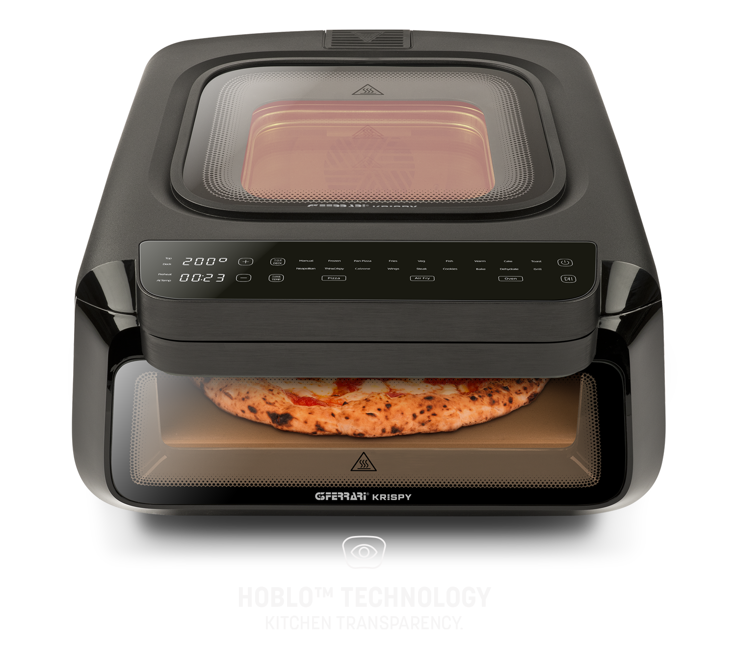 G3 Ferrari Krispy: 3v1 pizza pec, fritéza a gril