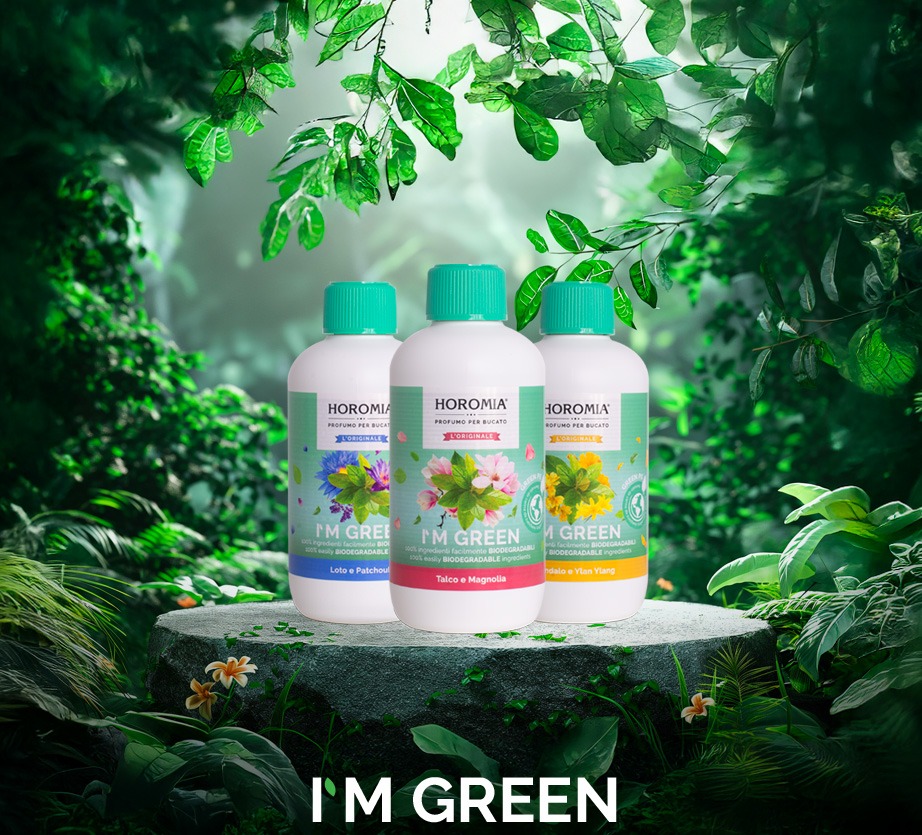 Horomia I'M GREEN, udržitelná řada parfémů na prádlo